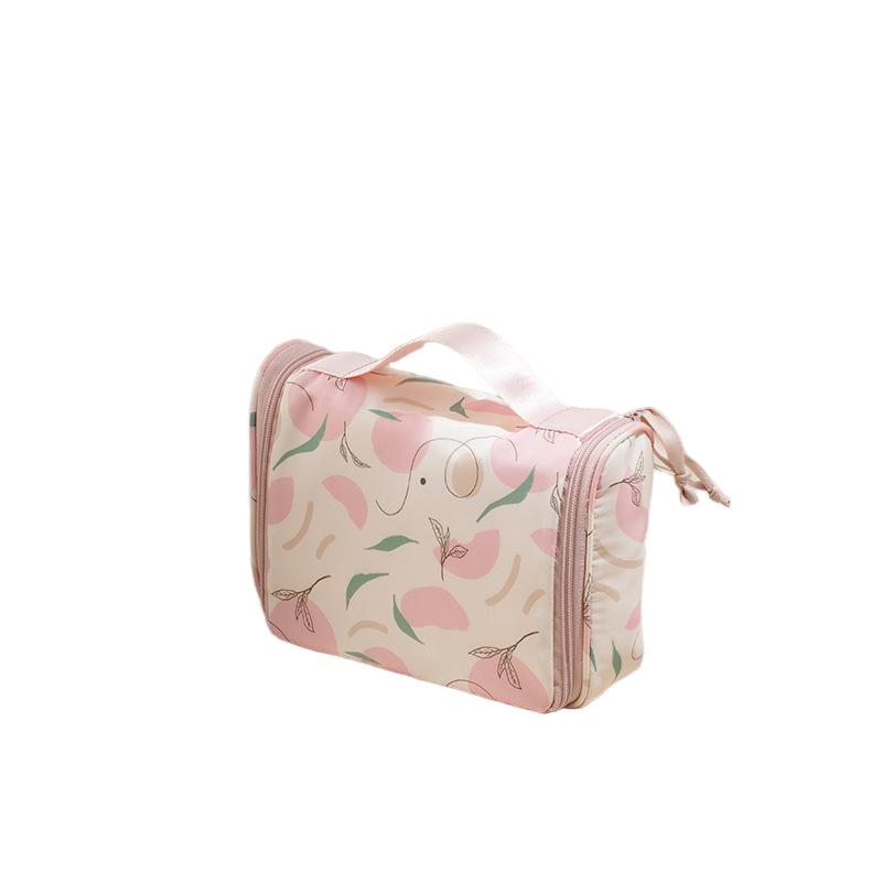 Printed Hanging Travel Toiletry Bag, Cosmetic Makeup Organizer