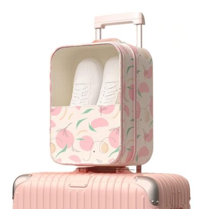 Printed Travel Shoe Storage Bag, Luggage Shoe Organizer