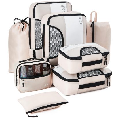 Multi‑Size Travel Packing Cubes Complete Luggage Organizer Kit