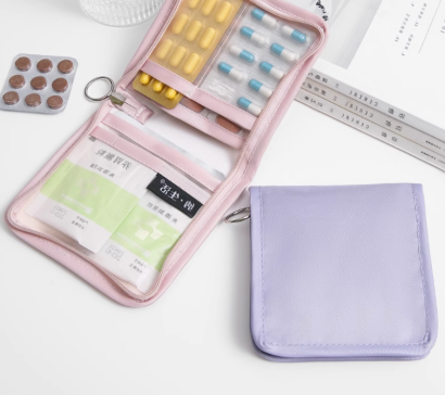 Portable Travel Medicine Storage Pouch