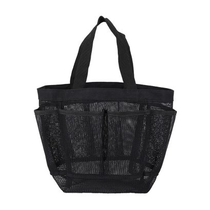 Multi‑Pocket Mesh Shower Caddy Tote Bag
