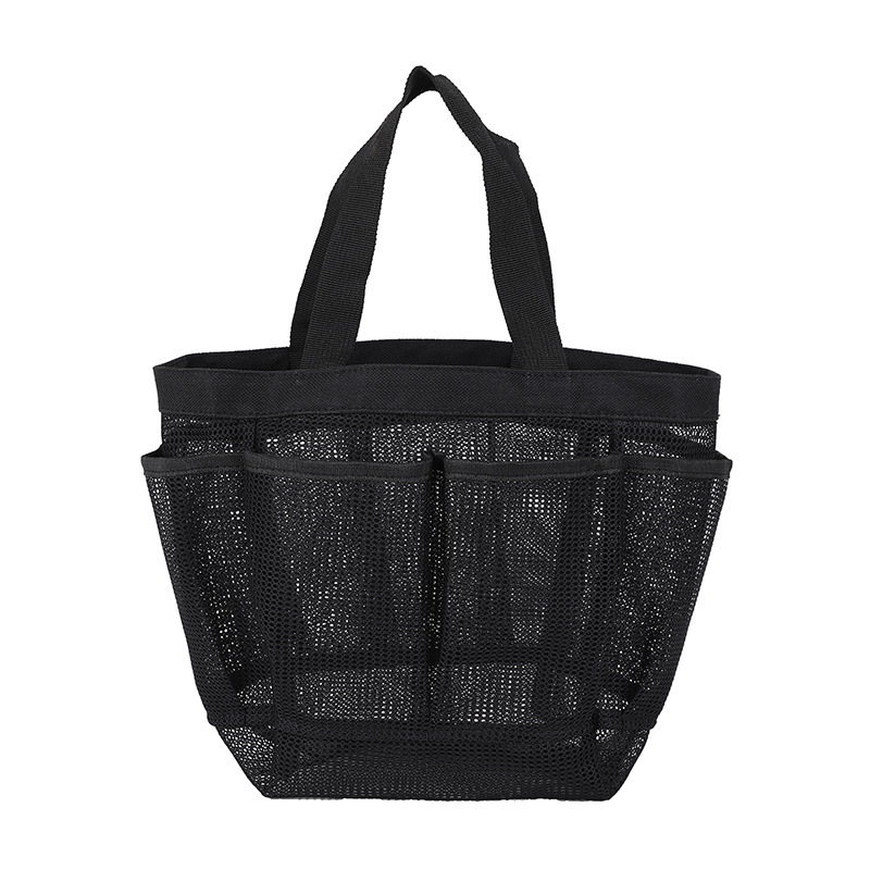 Multi‑Pocket Mesh Shower Caddy Tote Bag