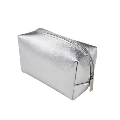 Metallic Travel Cosmetic Zipper Pouch