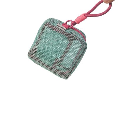 Mini Mesh Travel Storage Pouch with Rope Wrist Strap