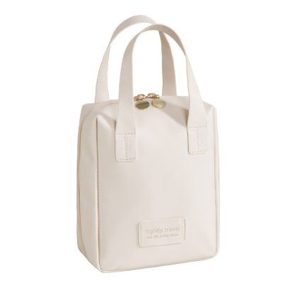 Vertical Travel Toiletry Cosmetic Bag with Dual Top Handles