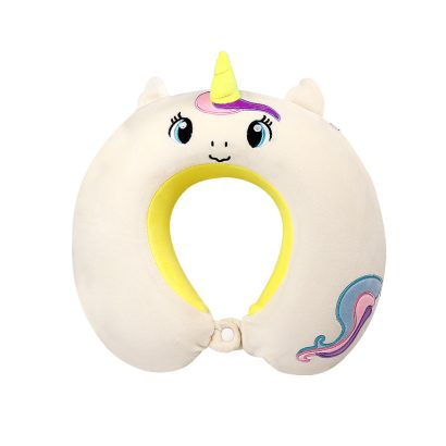 Cartoon Unicorn Kids Travel Neck Pillow