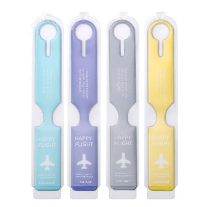 PVC Luggage Tag For Travel Suitcase