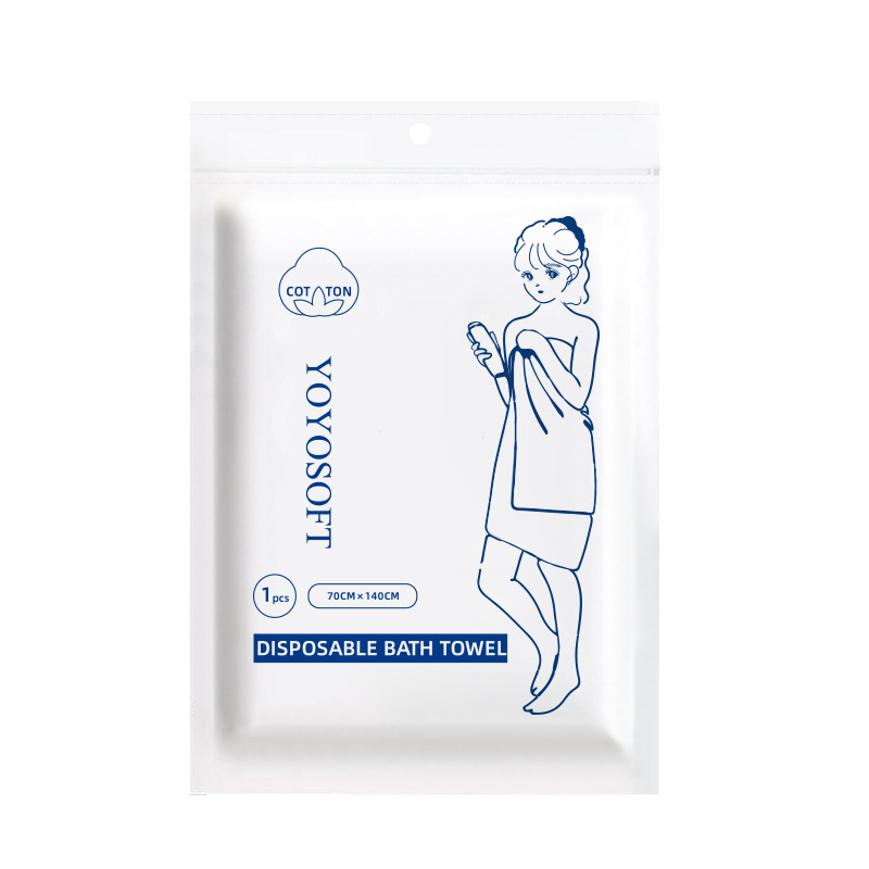 Individually Packed Disposable Bath Towel For Travel