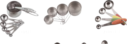 Measuring Spoon & Cup Set – 9 Piece Stainless Steel
