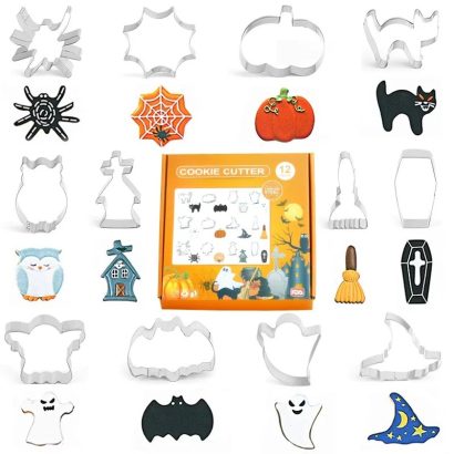 12-Piece Halloween Cookie Cutter Set