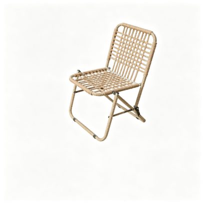 Rope-Woven Folding Chair