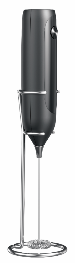 Handheld Electric Milk Frother with Stainless Steel Stand