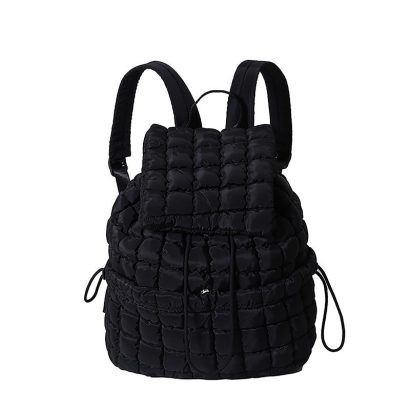 Puffer Quilted Backpack - Lightweight Commuter Travel Bag