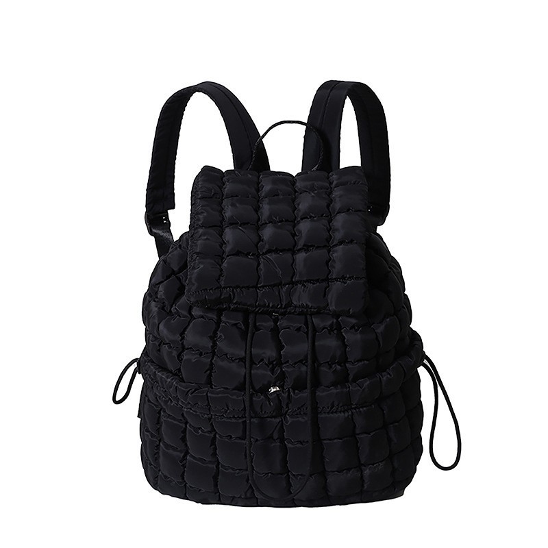 Puffer Quilted Backpack - Lightweight Commuter Travel Bag